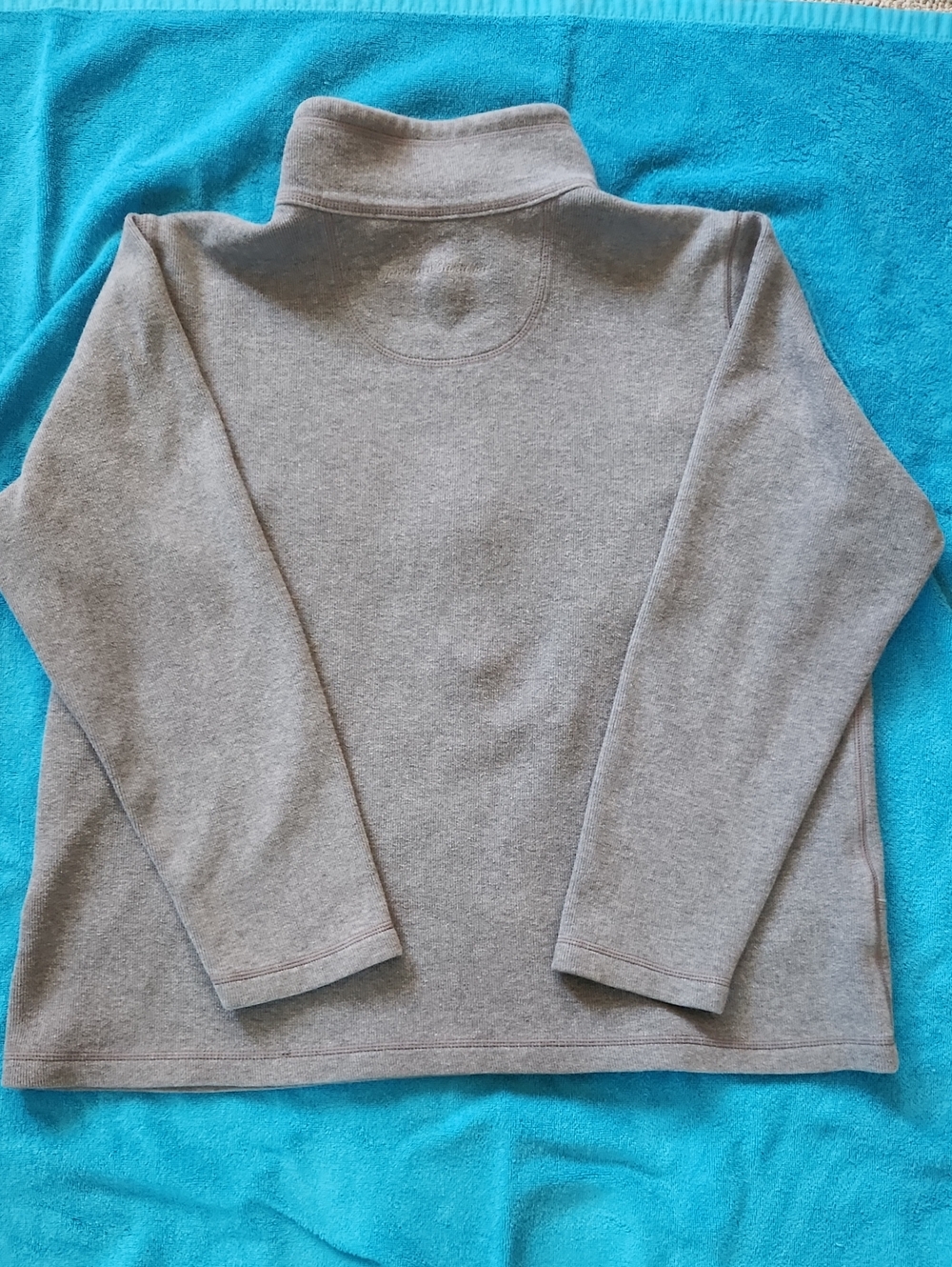 Tommy Bahama Women's Half-Zip Sweatshirt Size XL Grey - Picture 5 of 7